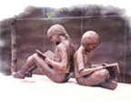 Photo of sculpture - Storytime