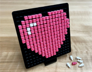 3D Pixel Heart Puzzle
