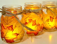 Mini Leaf Lanterns
