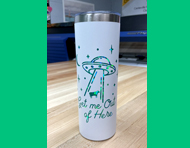 "Get Me Out of Here" Tumbler Decal
