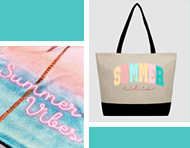 Beach Vibes Bag and Towel