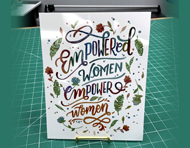 Women's History Month Metal Plaque