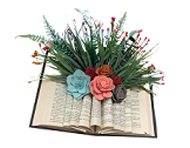 Floral Book Centerpieces