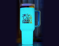 Fall Engraved Tumbler