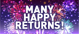 Many Happy Returns!